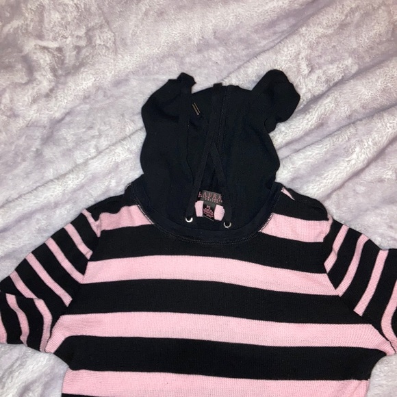 Y2K Ralph Lauren long sleeve with hood - Picture 1 of 5